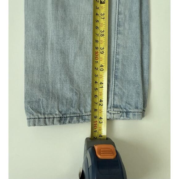 True Religion Dean No Flap Jeans Mens 29 Distressed Light Wash Slim Fit - Picture 7 of 9